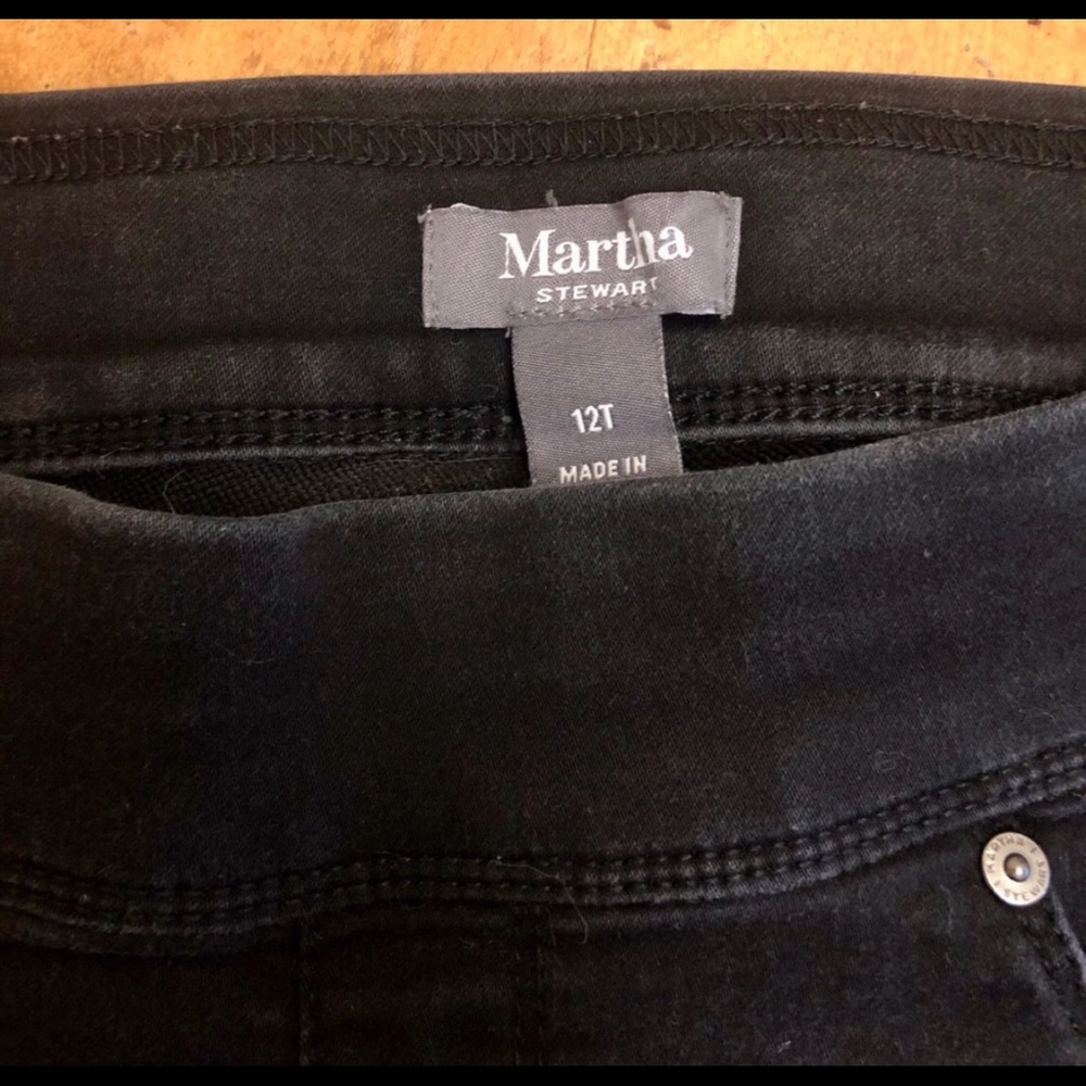 Black Pull On Jeans